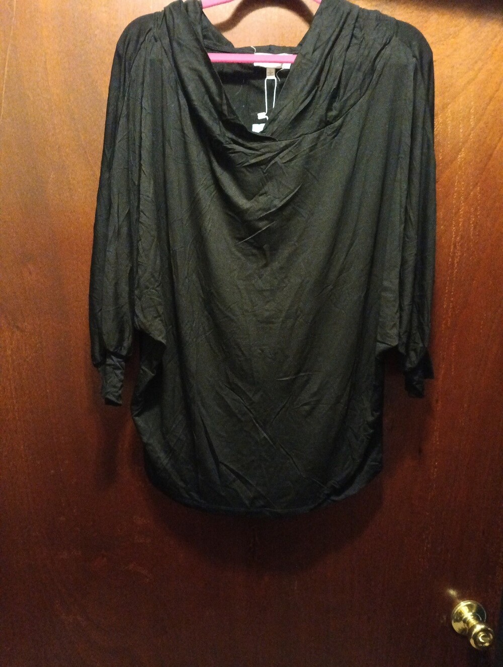 Hayden LA NWT Dolman Sleeve Slouch Collar Woman's Top Size Large